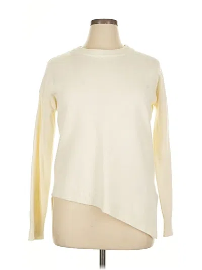 Pre-owned Mystree Pullover Sweater In White