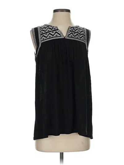 Pre-owned Mystree Sleeveless Blouse In Black