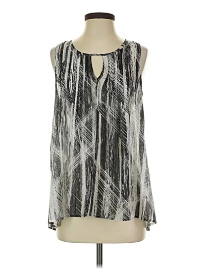 Pre-owned Mystree Sleeveless Blouse In Black