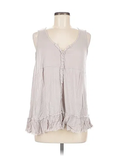 Pre-owned Mystree Sleeveless Blouse In Gray