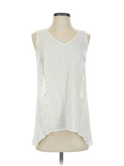 Pre-owned Mystree Sleeveless Blouse In White