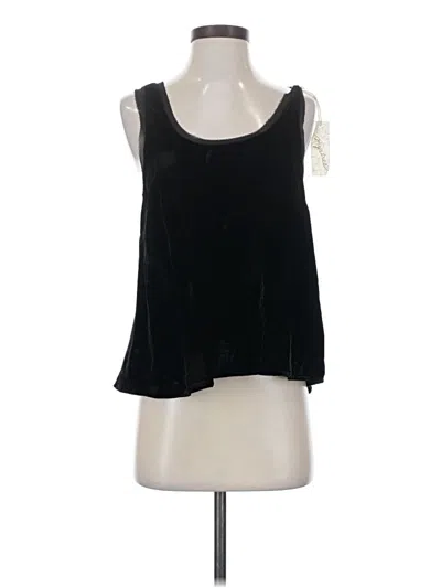 Pre-owned Mystree Sleeveless Top Black Scoop Neck Tops