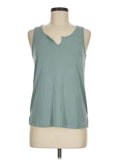 Mystree Sleeveless T-shirt In Teal