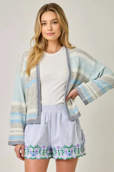 Mystree Sway Sweater In Ice Blue
