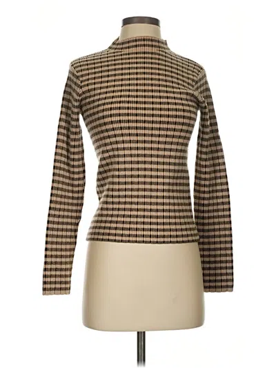 Pre-owned Mystree Turtleneck Sweater In Brown