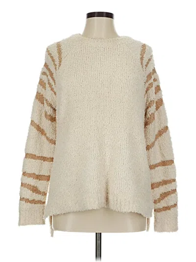 Pre-owned Mystree Turtleneck Sweater In Ivory