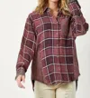 Mystree Vineyard Of Plaid Top In Multi