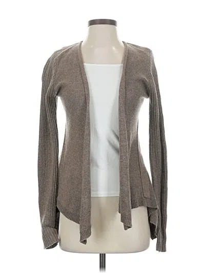 Pre-owned Mystree Wool Cardigan Sweater In Gray