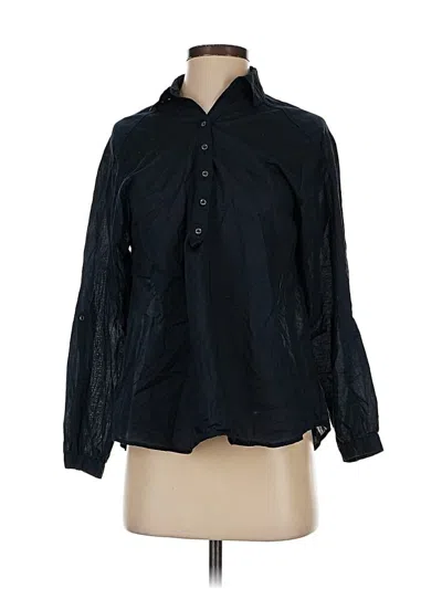 Pre-owned Mysty Woman Long Sleeve Polo Shirt In Black
