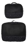 Mytagalongs 2-piece Packing Cube Set In Black