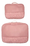 Mytagalongs 2-piece Packing Cube Set In Pink