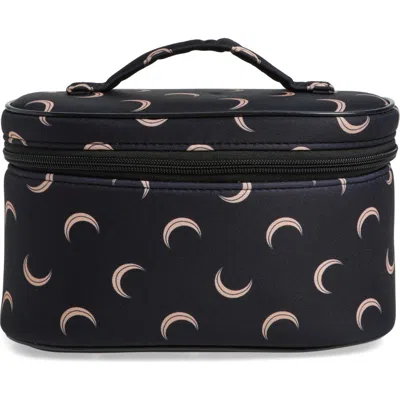 Mytagalongs Allure Cosmetic Case In Half Moon Black