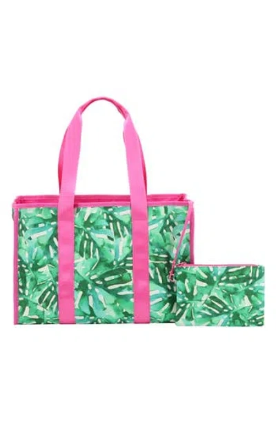 Mytagalongs Beach Tote Bag In Green