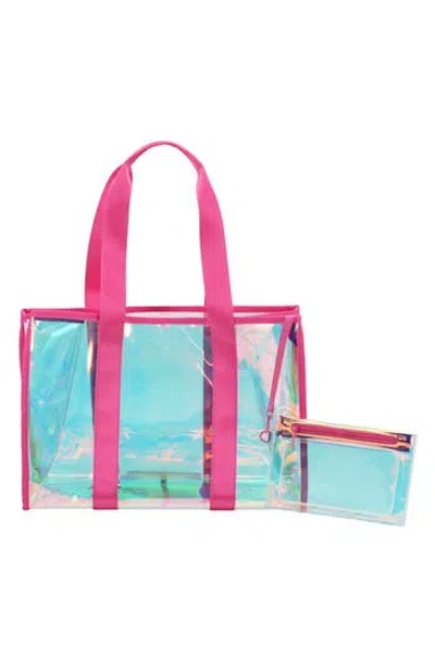 Mytagalongs Beach Tote Bag In Blue