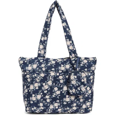 Mytagalongs Bloom Tote Bag In Navy