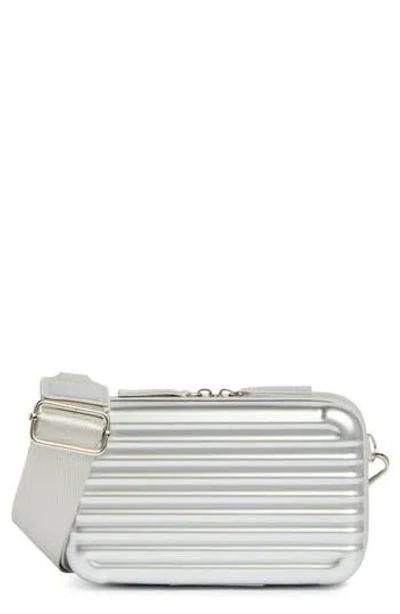 Mytagalongs Breifcase Hardside Luggage Case In Silver