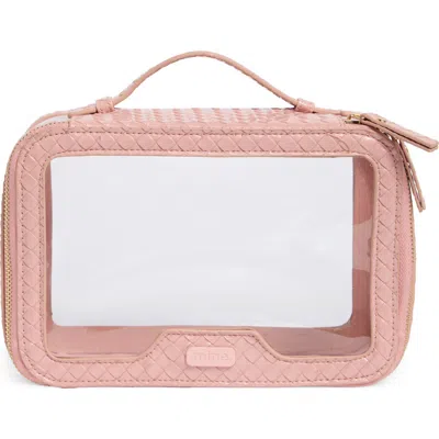 Mytagalongs Clear Beauty Organizer In Pink