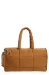 Mytagalongs Cloud Duffle Bag In Caramel