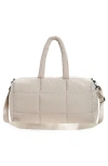 Mytagalongs Cloud Duffle Bag In Creme