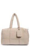 Mytagalongs Cloud Duffle Bag In White