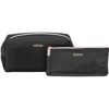 Mytagalongs Cosmetic Loaf Bag & Brush Pouch Set In Black
