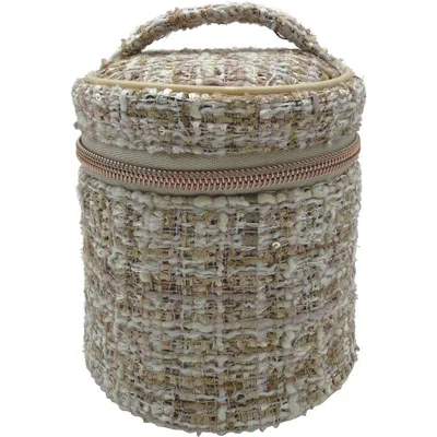 Mytagalongs Cylinder Woven Pouch In Multi