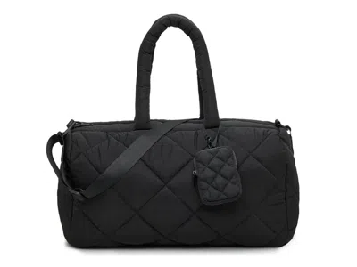 Mytagalongs Diamond Quilted Duffle Bag In Black