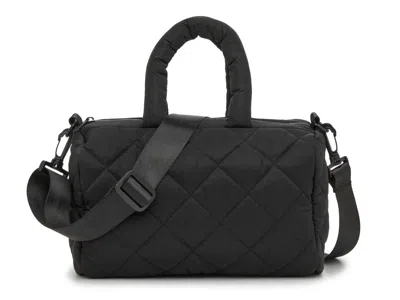 Mytagalongs Diamond Quilted Tote In Black