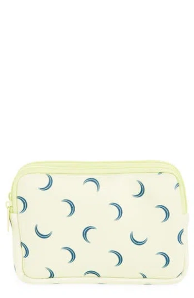 Mytagalongs Double Detachable Pouch In Half Moon Lime