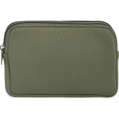 Mytagalongs Double Zip Easy View Pouch In Hunter