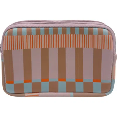 Mytagalongs Double Zip Easy View Pouch In Multi