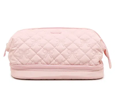 Mytagalongs Drop Bottom Cosmetic Bag In Pink