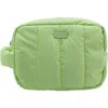 Mytagalongs Elle Large Cosmetics Bag In Lime