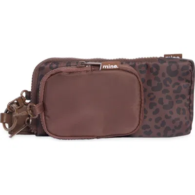 Mytagalongs Essentials Wristlet Set In Brown Black