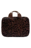 Mytagalongs Everleigh Hanging Toiletry Bag In Brown