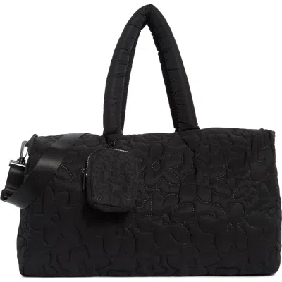Mytagalongs Floral Quilted Duffle With Trolley Pass Pocket