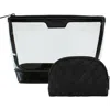 Mytagalongs Glamour 2-in-1 Cosmetics Bags In Black