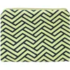 Mytagalongs Jetsetter Pouch In Geometric Print Lime