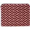 Mytagalongs Jetsetter Pouch In Geometric Print Plum