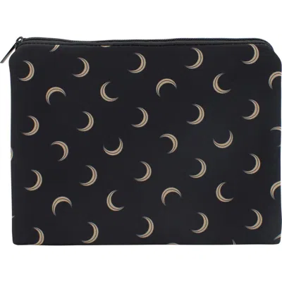 Mytagalongs Jetsetter Pouch In Half Moon Black