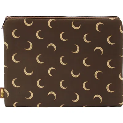Mytagalongs Jetsetter Pouch In Half Moon Brown