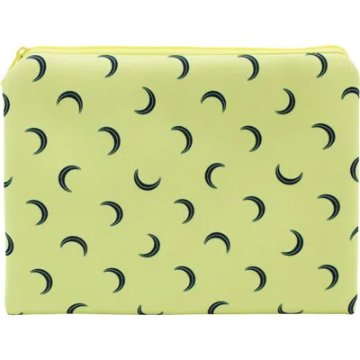 Mytagalongs Jetsetter Pouch In Half Moon Lime