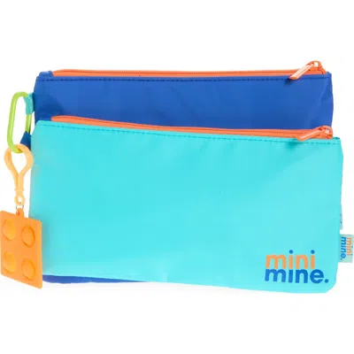 Mytagalongs Kids' Mini 2-pack Organizing Pouches In Blue