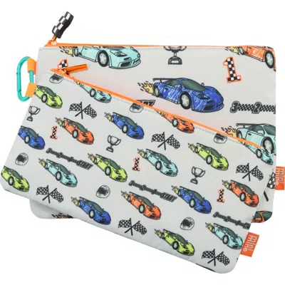 Mytagalongs Kids' Mini 2-pack Organizing Pouches In Gray