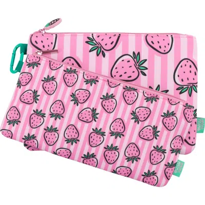 Mytagalongs Kids' Mini 2-pack Organizing Pouches In Pink