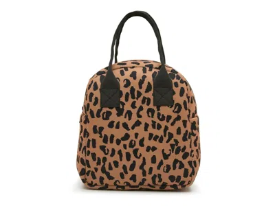 Mytagalongs Leopard Foodie Lunch Tote In Animal Print