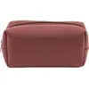 Mytagalongs Loaf Cosmetic Bag With Zip Pouch In Desert Rose