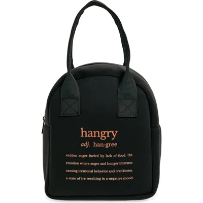 Mytagalongs Mariposa Butterfly Foodie Tote In Black/rose Gold