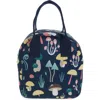 Mytagalongs Mariposa Butterfly Foodie Tote In Navy Multi