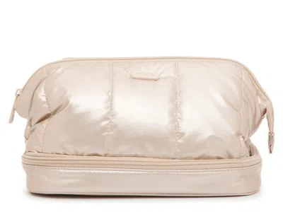 Mytagalongs Metallic Bea Cosmetic Bag In Gold